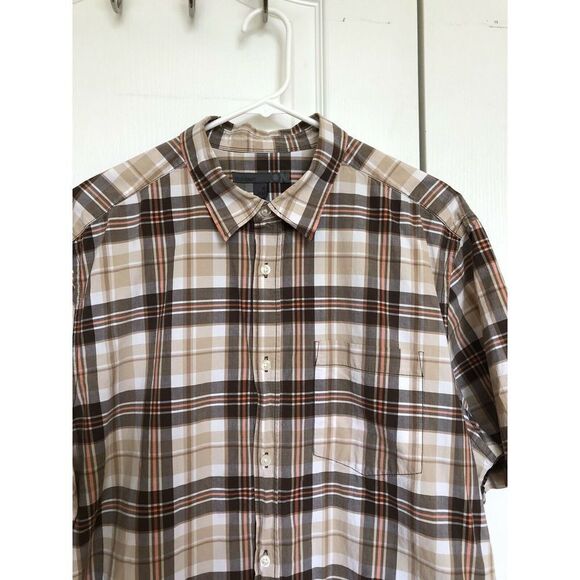 Old Navy Men's Shirt XL Plaid short sleeve button - Picture 2 of 7
